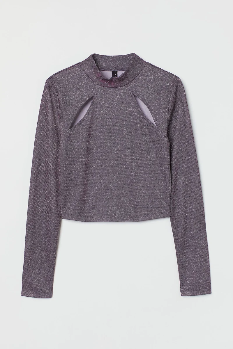 اتش اند ام بلوزة قصيرة