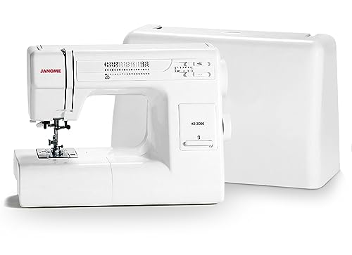 Janome HD3000 Heavy-Duty Sewing Machine with 18 Built-in Stitches + Hard Case - Image 1