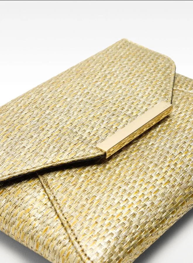 بارفوا حقيبة يد بتأثير القش