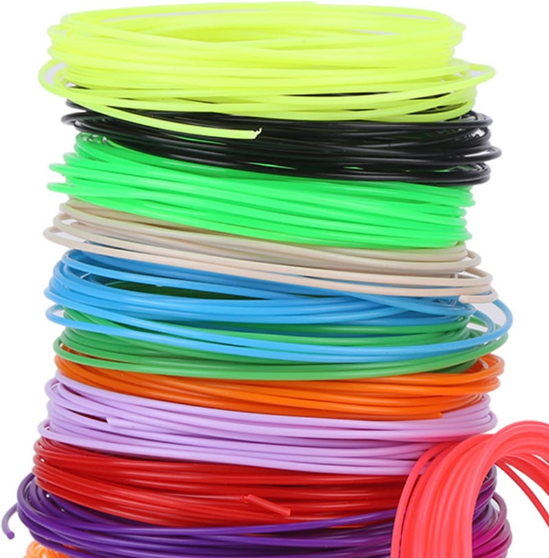 3D Printer Pen Filament Refills Set 20 Colors PCL Low Temperature EcoFriendly Reusable for 3D Printing Projects - Image 2
