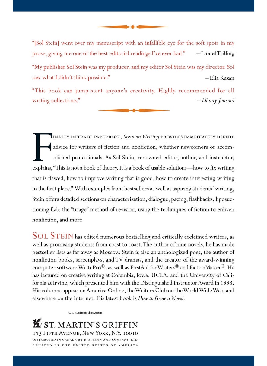 Stein On Writing  - Image 2