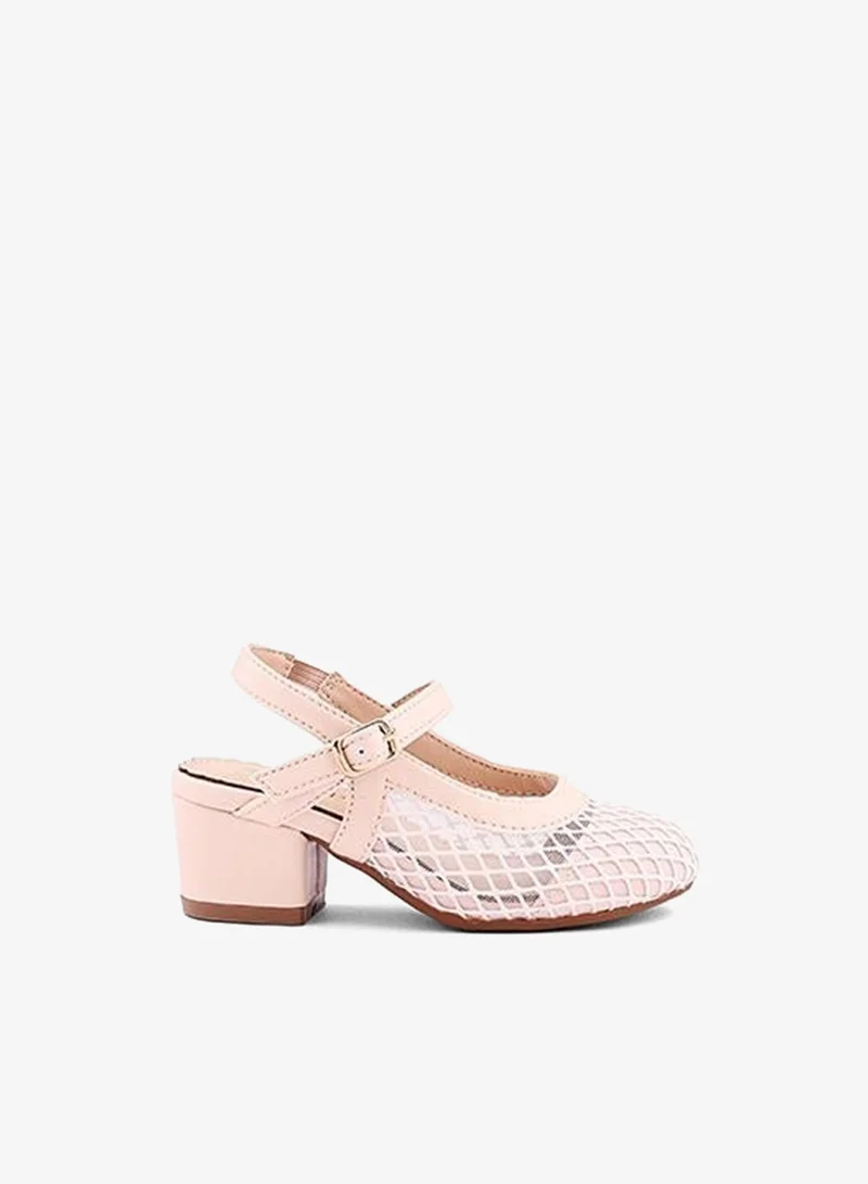 Cuple Girls Block Heel Slingback Heels
