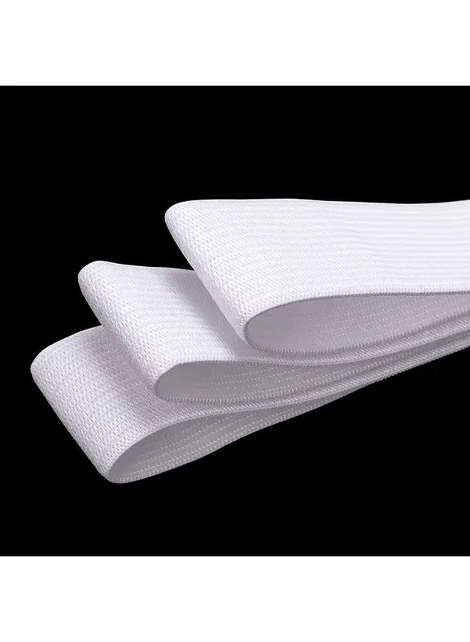 White Stretchy Sewing Elastic Band 1 Inch X 1000 Cm High Elasticity Durable For Sewing Knitting - Image 2