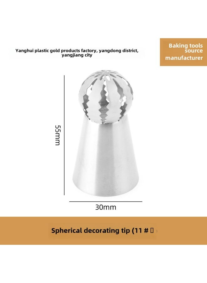 Generic Direct 304 Stainless Steel Piping Nozzle Torch Head Piping Nozzle Baking Tools-Color:11#  - Image 1
