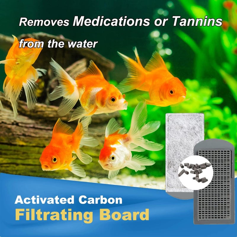 Meridian Fish Tank Filter, Super Silent External Aquarium Filter 2W 300L/H, Removes Oil Film - CT - Image 3