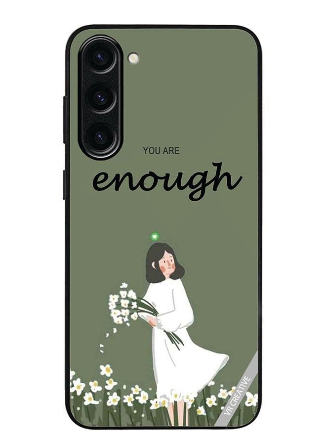 VR CREATIVE Protective Case Cover For Samsung Galaxy S23 Plus You Are Enough Design Multicolour - Image 1