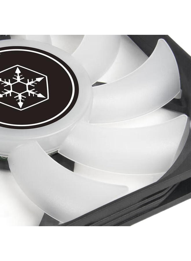 Silverstone As120B-Argb 12Cm Slim Fan (15.6Mm/Rgb Sync/Pwm Adjustable Speed Fan) - Image 2