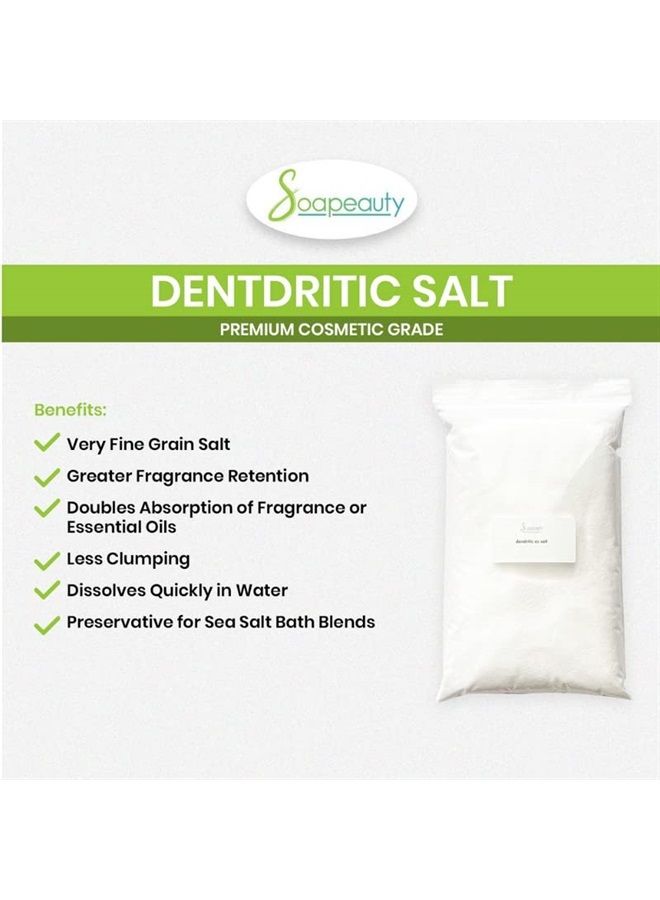 Soapeauty DENDRITIC Salt 5 lbs |Bath Scrub Salts, Salt Scrub, Exfoliants, Milk Bath, and More | Premium Fine Salt Grain for Body Relaxation 5 lbs  - Image 5
