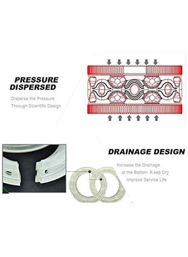 كيلا ممتص صدمات السياره، ممتص الصدمات، ماص الصدمات - 2 قطعة وسائد زنبرك ممتص الصدمات (نوع A) مصنوعة من اليوريثين الشفاف اكسسوارات السيارات - Image 2