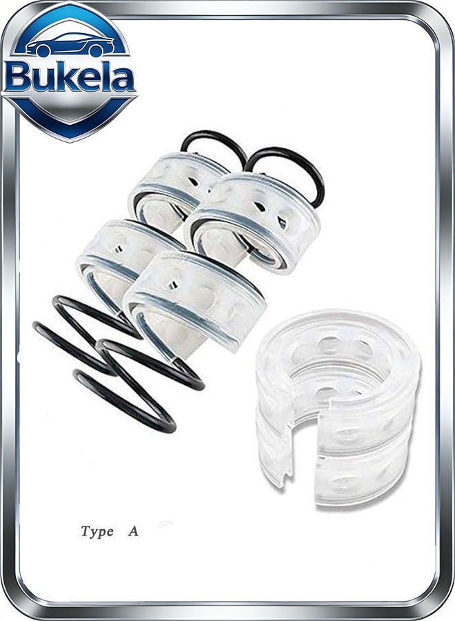 كيلا ممتص صدمات السياره، ممتص الصدمات، ماص الصدمات - 2 قطعة وسائد زنبرك ممتص الصدمات (نوع A) مصنوعة من اليوريثين الشفاف اكسسوارات السيارات - Image 1