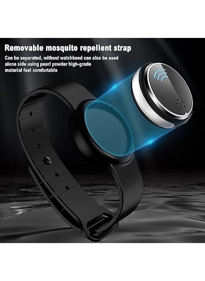 Generic Ultrasonic Mosquito Repellent Bracelet, Electronic Anti-Mosquito Wristband USB Charging Waterproof Eco-Friendly Portable Mosquito Repeller for Children and Adults  - Image 5