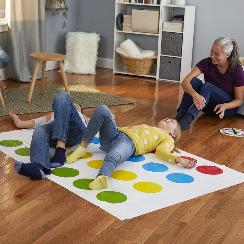 Goodern Twister Game,Twister Party Classic Board Game Team Twister Game for 2 or More Players,Twister Kids Game Floor Mat Game Funny Balance Games Pad with Spinner for Indoor Outdoor Game Party - Image 4