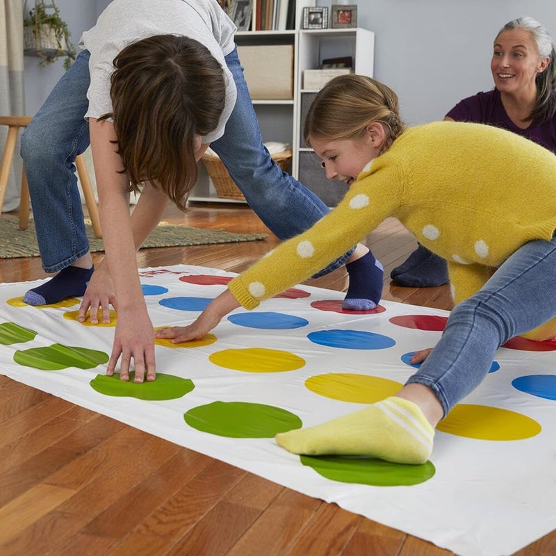 Goodern Twister Game,Twister Party Classic Board Game Team Twister Game for 2 or More Players,Twister Kids Game Floor Mat Game Funny Balance Games Pad with Spinner for Indoor Outdoor Game Party - Image 3