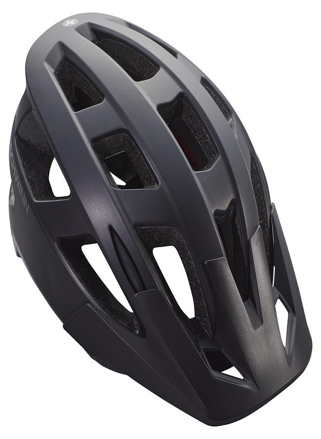 Schwinn Halcyon ERT Bike Helmet for Adult Men Women, Ages 14 and Up, Can Fit Head Circumference 58-62cm, 19 Vents, Removeable Visor, Adjustable Fit, Large Black - Image 1