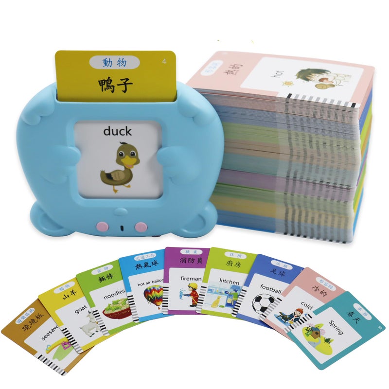 MAYAPHILOS 510 Sight Words Talking Flash Cards Cantonese and English Trilingual Learning Flashcard Toys Learn Cantonese and Chinese for Kids Audible Pocket Speech for Toddlers - Image 3