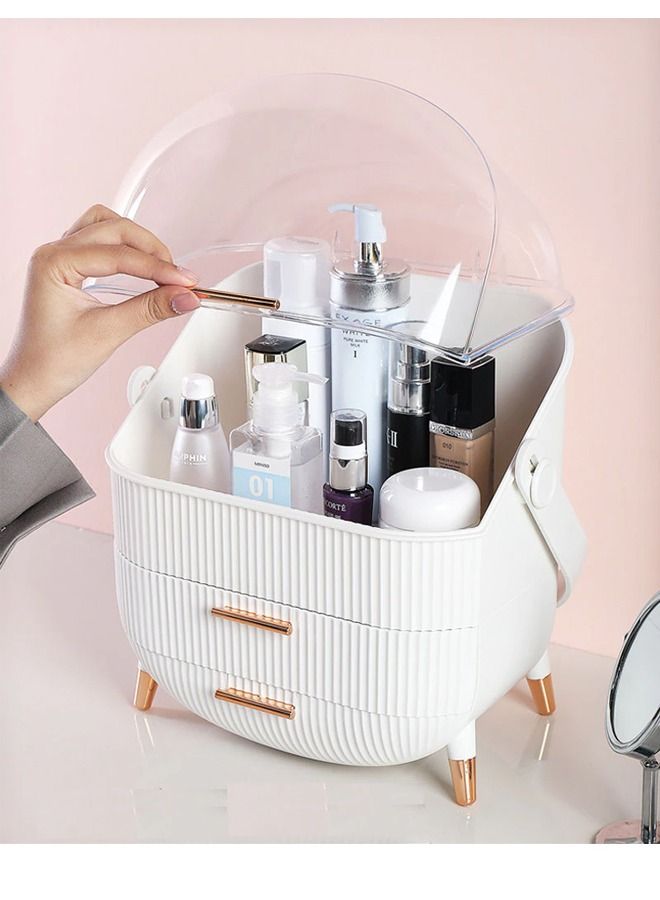 إن كي أكس منظم مستحضرات التجميل مع حامل الفرشاة - Image 4