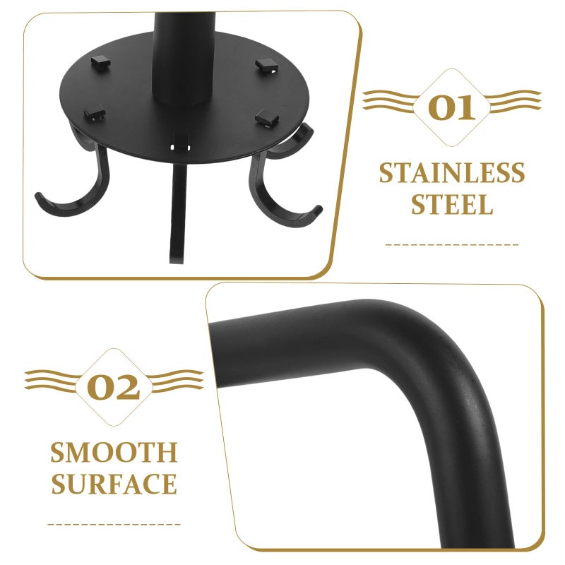 Stainless Steel Rotating Hook Wall Hanger No Punching Traceless Towel Hook for Kitchen Bathroom Storage - Image 4