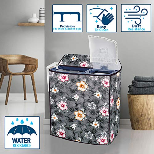Wings Star Semi Automatic Washing Machine Cover for LG 7 KG Top Loading P7020NGAZ - Waterproof & Dustproof Cover KUM87 - Image 5