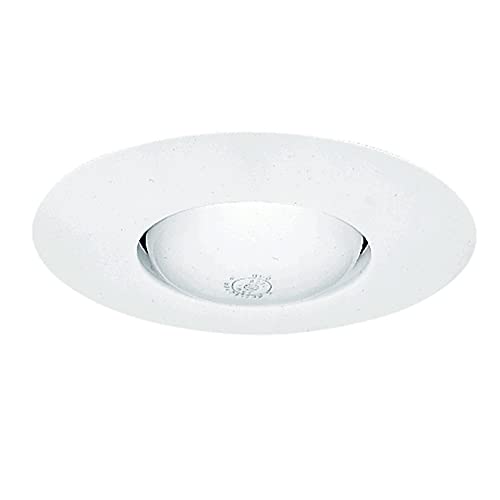 Juno Lighting Group 250 WH BR30 Halogen Open Frame in White Trim, 65 Watts, 6 Inch, White - Image 1