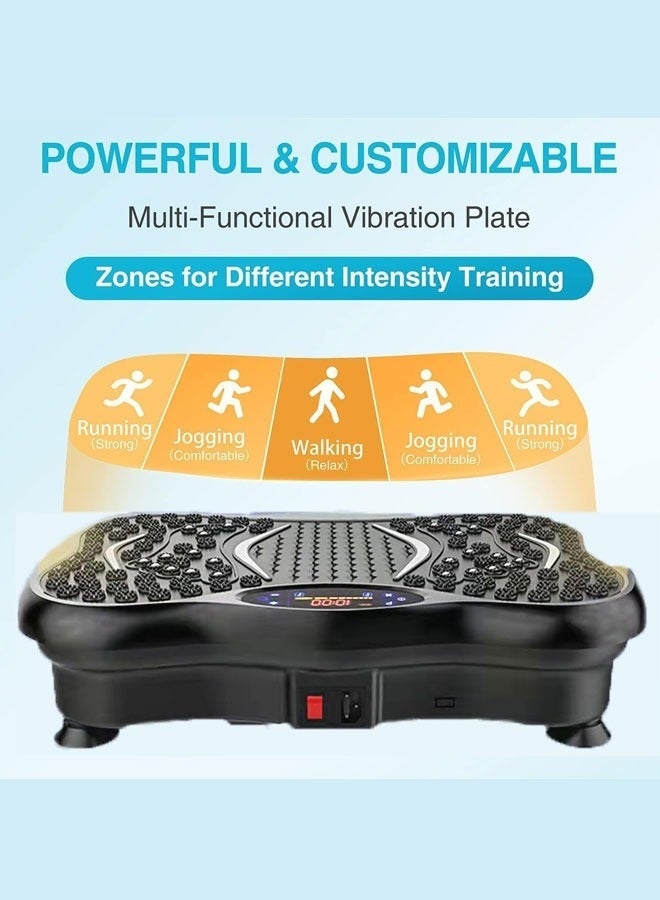Egg Compact Vibration Plate Exercise Machine, Mini Full Body Vibration Platform Exercise Machine for Lymphatic Drainage with Acupressure Nodes, Burn Calories, Helps Alleviate Back & Joint Pain - Image 3