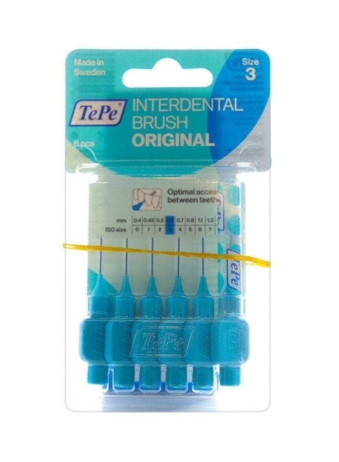 Tepe فرشاة بين الأسنان الأصلية، 0.6 مم - 6 قطع