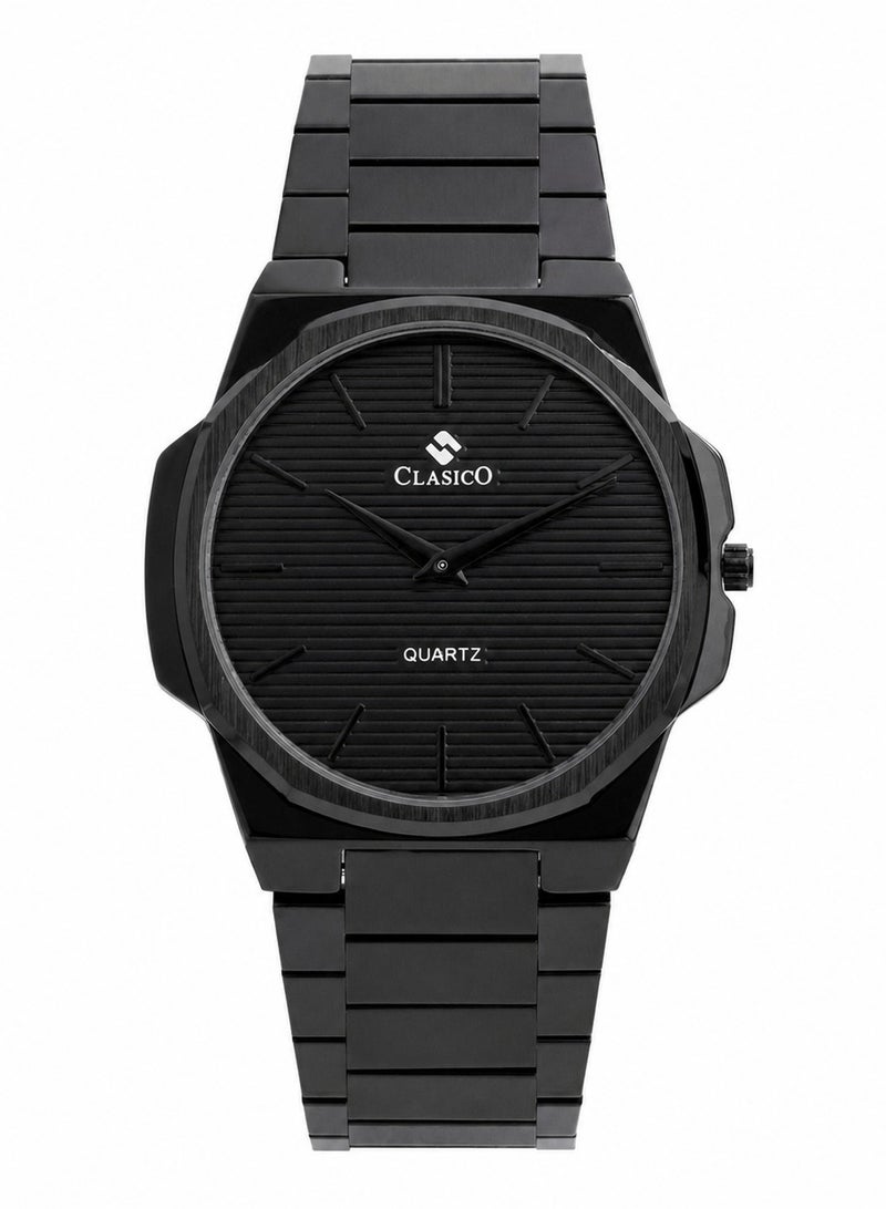 Clasico Aura Men's Premium Slim Quartz Watch - Stainless Steel Strap, Ultra-Thin Minimalist Watch For Mens - Image 1