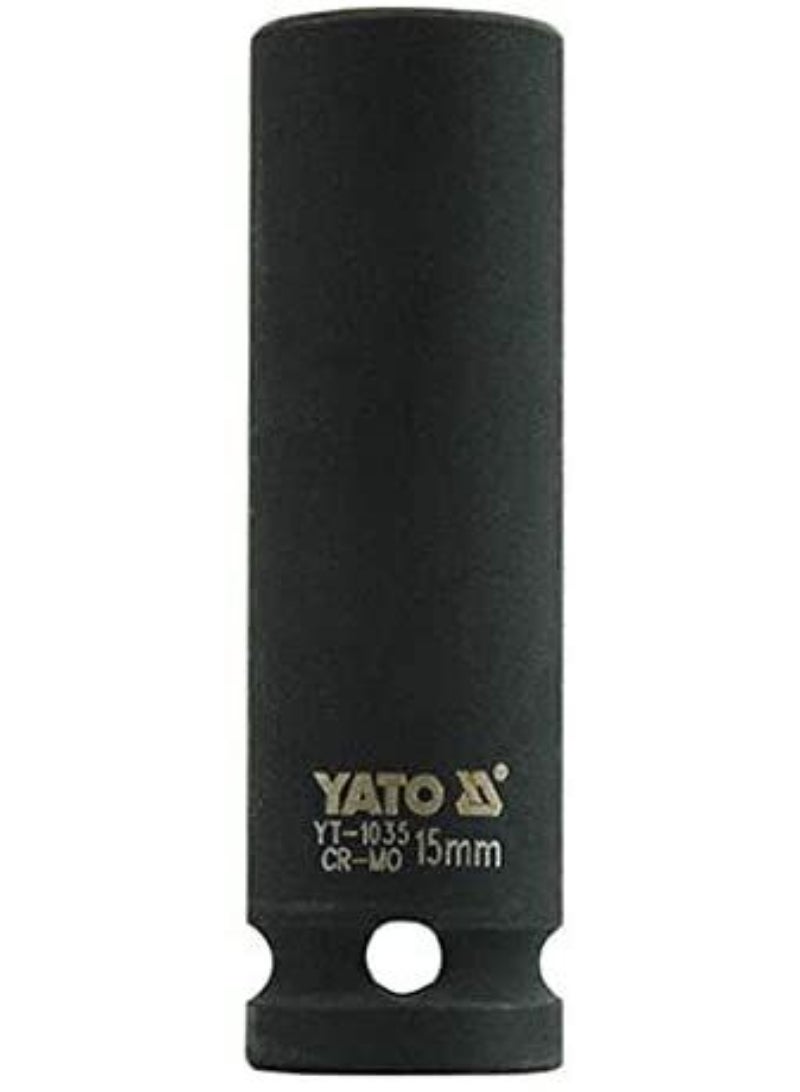 YATO Deep Impact Socket 15mm 1/2"Dr YT-1035 PL