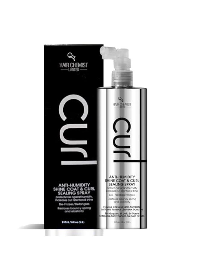 Hair Chemist CURL Anti Humidity Shine Coat Curl Sealing Spray 8 oz - Image 1