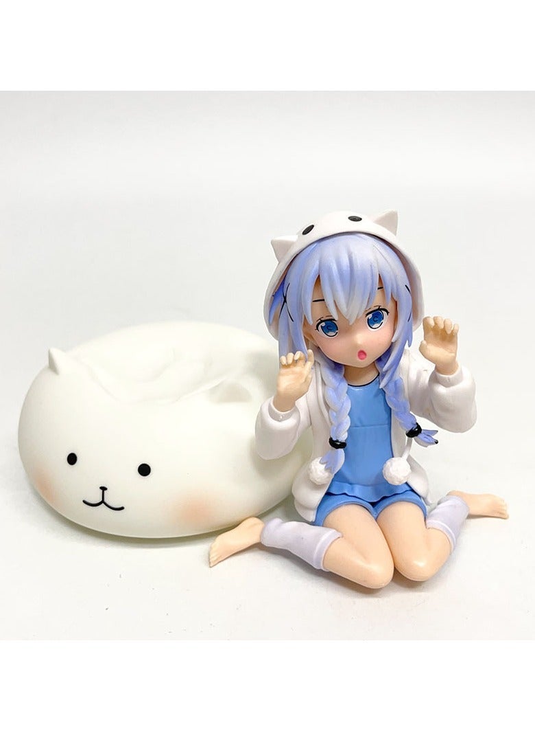 general Sitting Kotone Shino figurine for cars can be used as a decorative ornament exquisitely detailed - Image 4