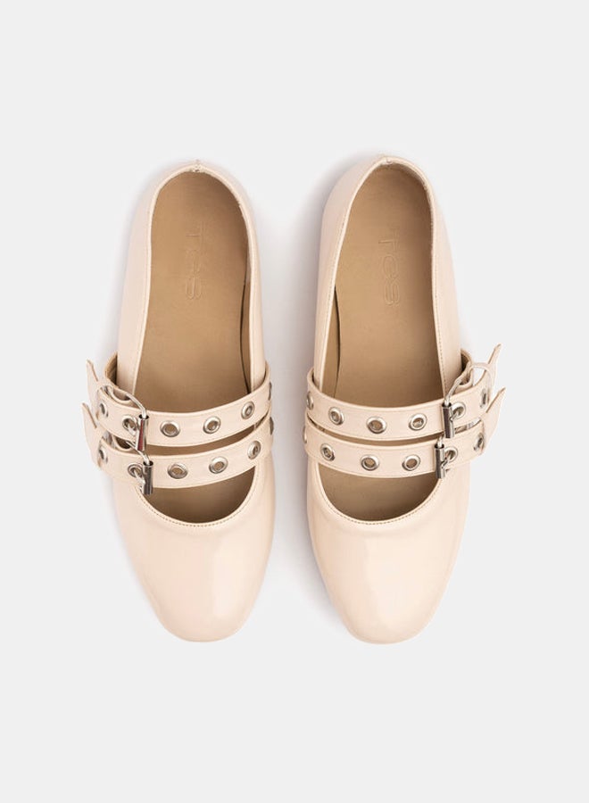 TGS Double Belt Flat Mary Janes - Image 2