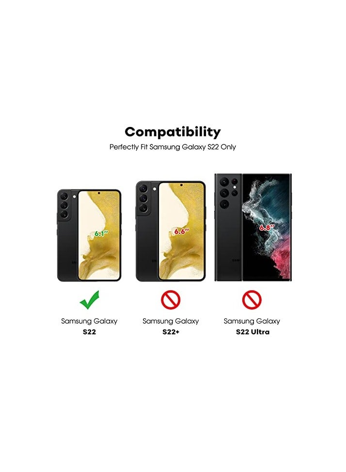 JETech Screen Protector for Samsung Galaxy S22 5G with Camera Lens Protector, Easy Installation Tool, Tempered Glass Film, Fingerprint ID Compatible, 2-Pack Each - Image 4