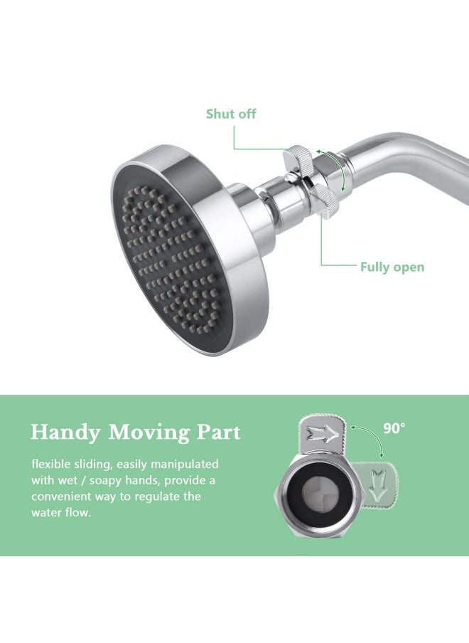 APLusee APLusee NW02-P Brass Shut-Off Shower Bidet Control Valve Silver 1  - Image 4