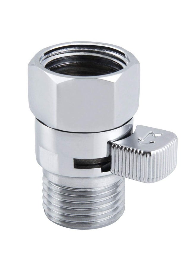 APLusee APLusee NW02-P Brass Shut-Off Shower Bidet Control Valve Silver 1  - Image 1
