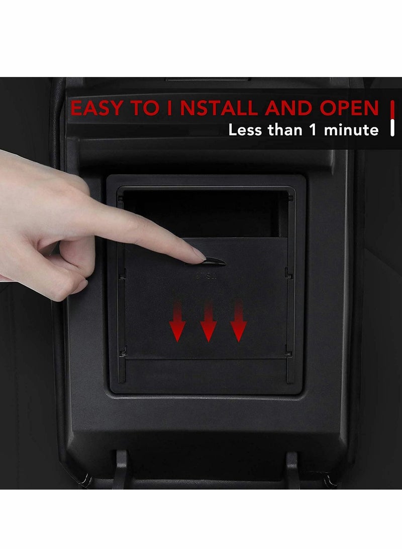 Excefore Center Console Organizer for Tesla Model 3 Model Y Center Console Organizer Armrest Hidden Storage Box - Image 2