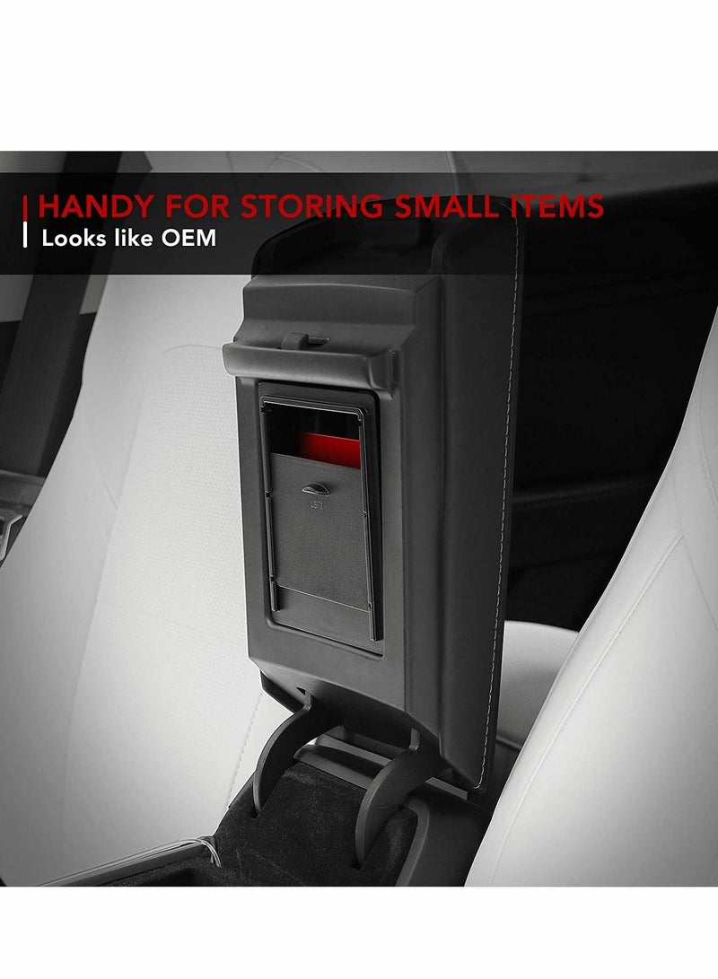 Excefore Center Console Organizer for Tesla Model 3 Model Y Center Console Organizer Armrest Hidden Storage Box - Image 3