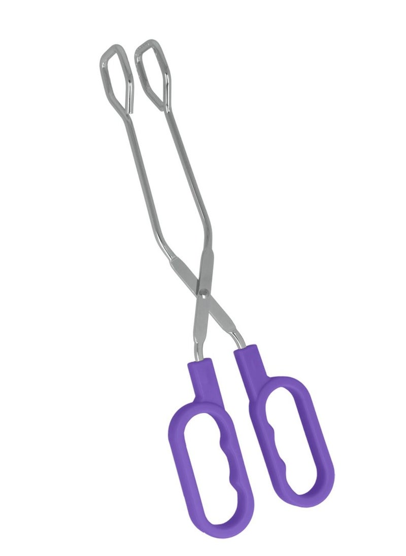 Metaltex - Steel Tongs Grill Time-Green,Pink,Purple-192/48 Inch Assorted - Image 1