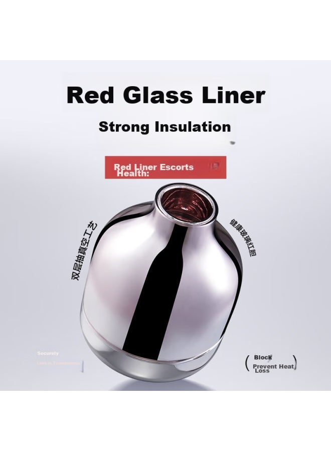 Supor Insulated Thermos Household Large Capacity Vacuum Glass Red Gall Warm Water Bottle 2.0l Outdoor Portable Hot Water Flask - Image 2