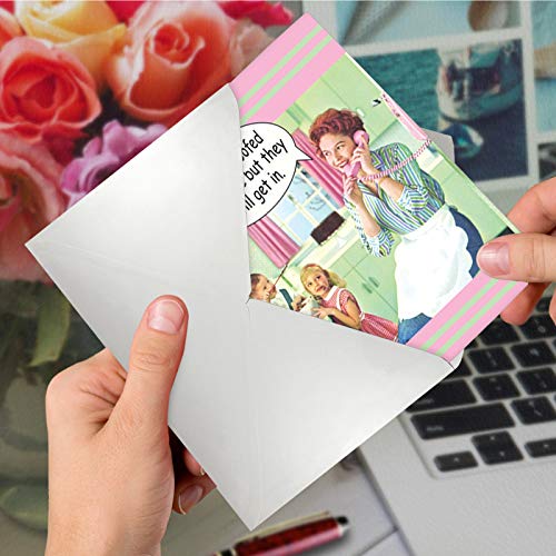 NobleWorks Funny Mother's Day Greeting Card with 5 x 7 Inch Envelope (1 Card) Mom Child Proof 0102 - Image 5