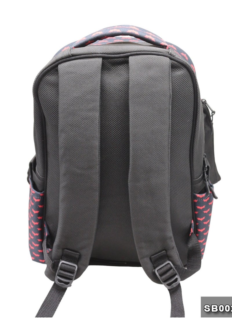 Gharibo Bags School backpack with lunch bag Size 17 model 26 BatMan  - Image 5