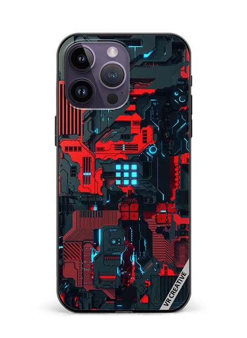 Protective Case Cover For Apple iPhone 16 Pro Circuit Design Multicolour