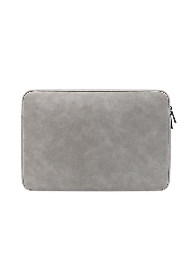 Macbook Laptop Tablet Liner Bag Protective Leather Case 1345.6-inch Ultrabook Pro-Color:Sheepskin Elegant Gray-Size:14.1-15.4 Universal Size (applicable To MAC 16-inch)