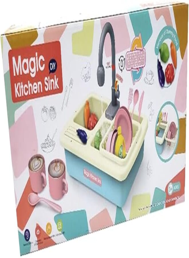 FUN LITTLE TOYS Pretend Play Kitchen Sink Set