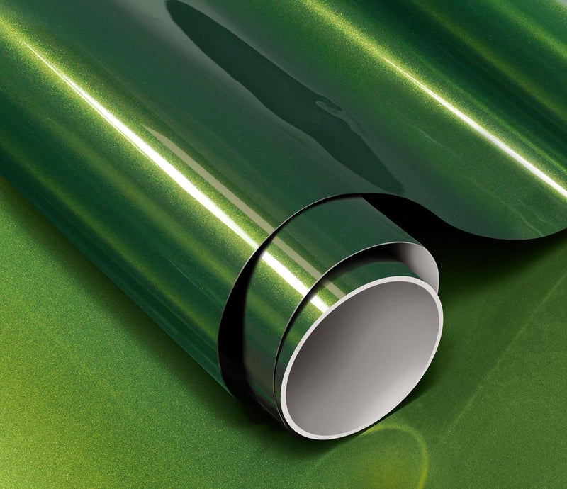 VViViD ColorFusion PPF by , Gloss Urban Green Dry Apply PPF Vinyl Car Wrap Roll 1ft x 5ft - Image 1