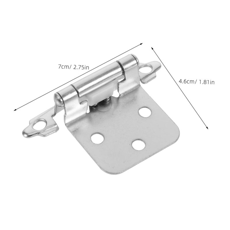 4Pcs Self Closing Hinges Spring Supported For Cabinet Doors Easy Installation Smooth Operation - Image 3