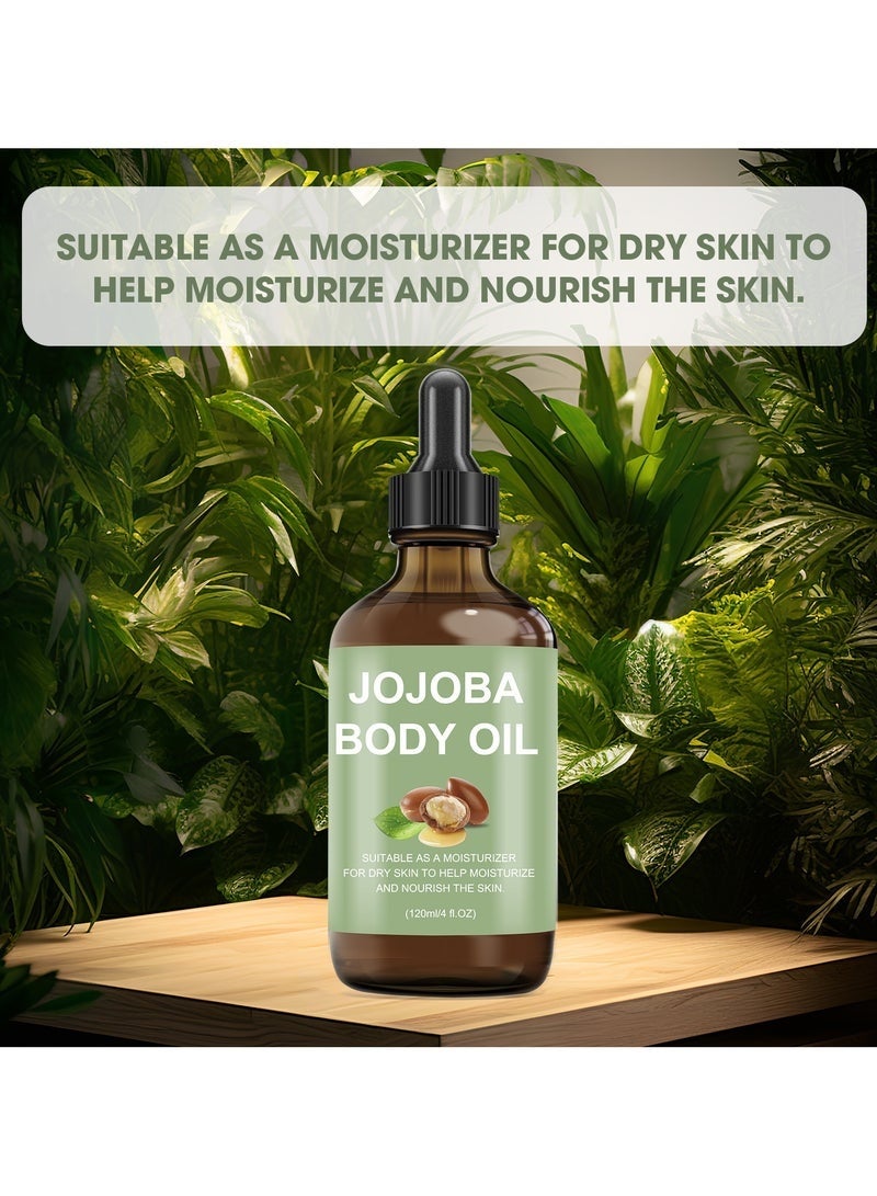 jalan Organic Jojoba Oil, 100% Pure (4oz), Moisturizing Oil for Face, Hair, Skin & Nails, Natural Cold Pressed Hexane Free, Base Carrier Oil, 120ML - Image 5