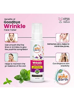 Goodbye Wrinkle (Retinol) Face Toner Enriched with Retinol Liquorice and Beet Root Extract (100ml) Controls Fine Lines and Wrinkle | For Younger Looking Skin | AntiAgeing Face Toner - pzsku/Z04A6999E414C3AC55133Z/45/_/1662635628/1e3297f8-c524-40a1-a044-e9cc4546c554