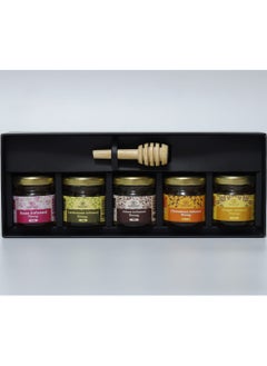 Samsthiti SAMSTHITI Honey Gift Box 100% Natural Organic Infused Honey in a Gift box with health benefits, Pack of 5 Gift Set  - Image 2