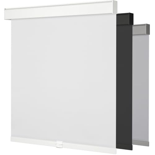 Hidpriva Cordless Blackout Roller Shades for Windows & Doors, Free-Stop Shades with Valance, UV Protection, Thermal Insulated Window Blinds for Home, Bedroom, Office, White, 20" W x 72" H - Image 1