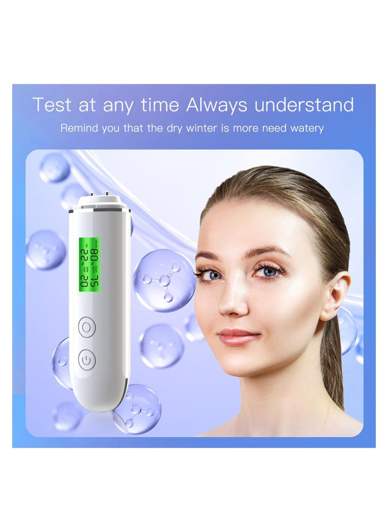 Generic - Portable LCD Digital Skin Moisture and Oil Content Analyzer Pen for Home Beauty, Salon, and SPA Use - Precision Skin Monitor and Moisture Tester Device. - Image 1