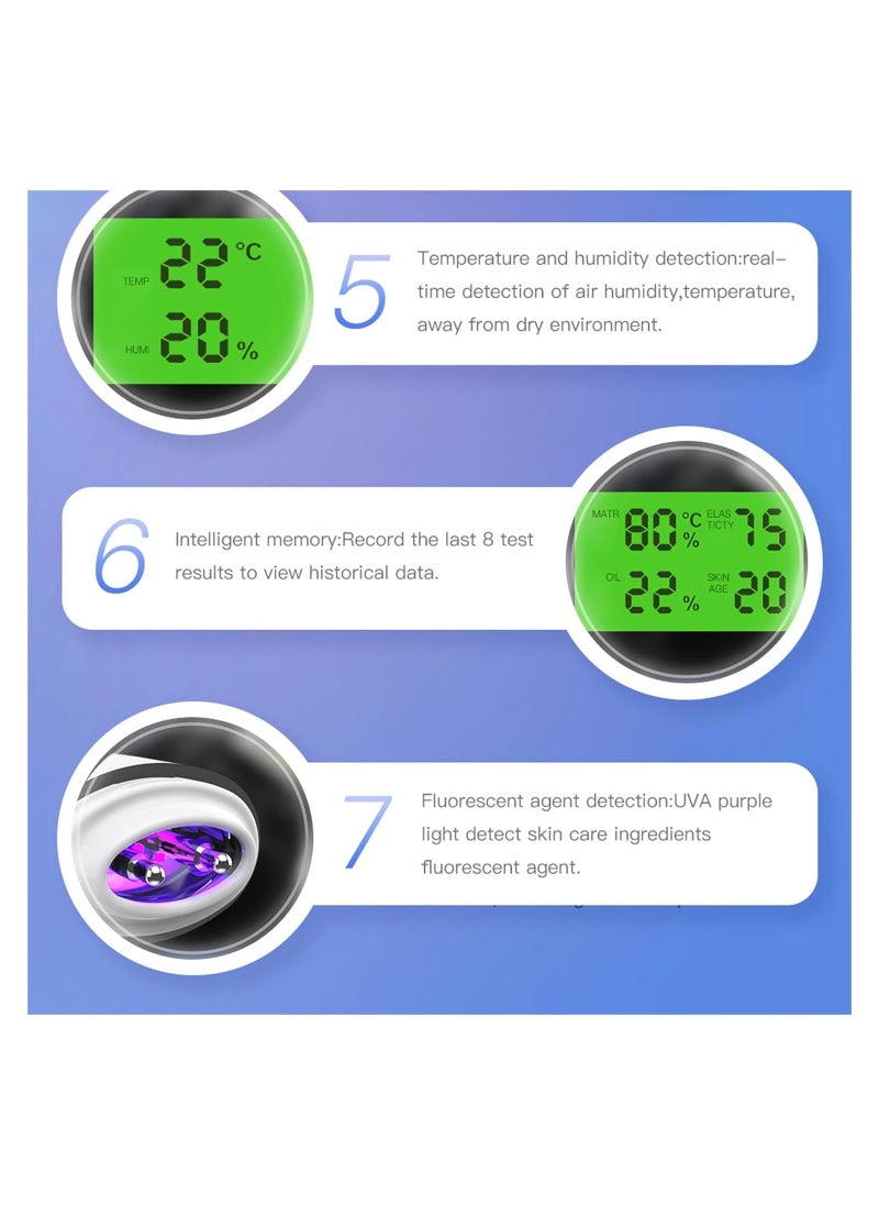 Generic - Portable LCD Digital Skin Moisture and Oil Content Analyzer Pen for Home Beauty, Salon, and SPA Use - Precision Skin Monitor and Moisture Tester Device. - Image 1